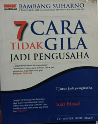 Image of 7 Cara Tidak Gila Jadi Pengusaha