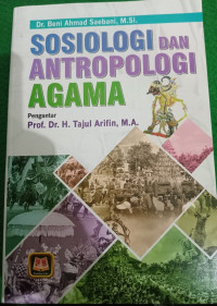 Image of Sosiologi dan Antropologi Agama