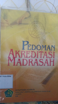 Image of PEDOMAN AKREDITASI MADRASAH